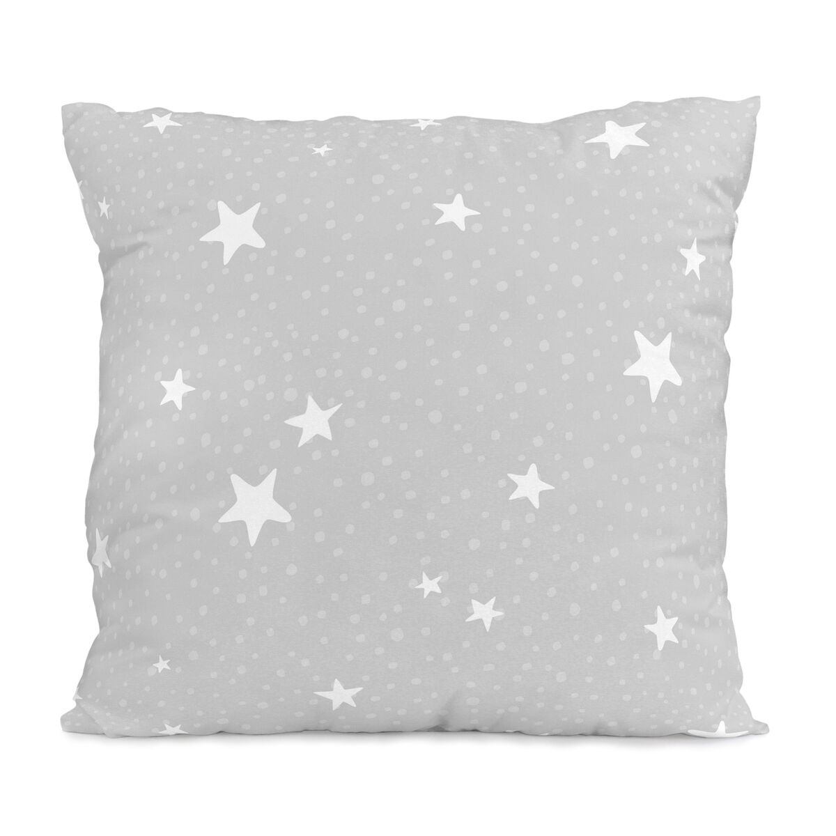 Set husă de pătură HappyFriday Basic Kids Gri Pat 80 2 Piese